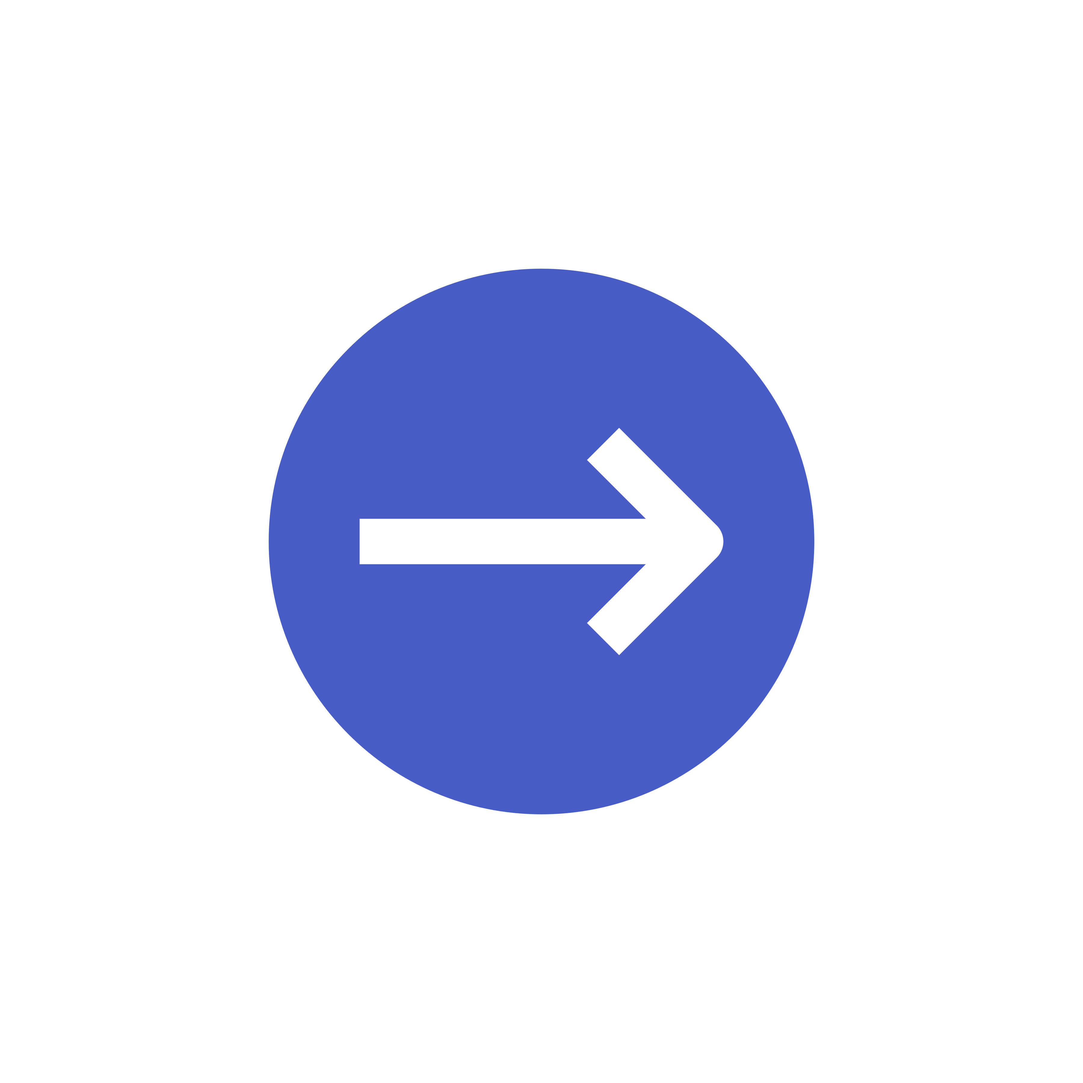 blue arrow pointing right